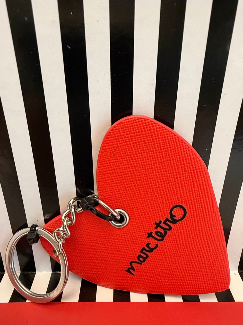 Marc Tetro Red Heart Keychain